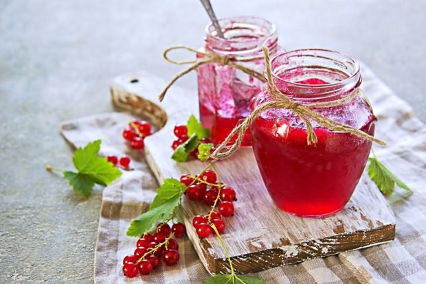 Джем из красной смородины с пектином