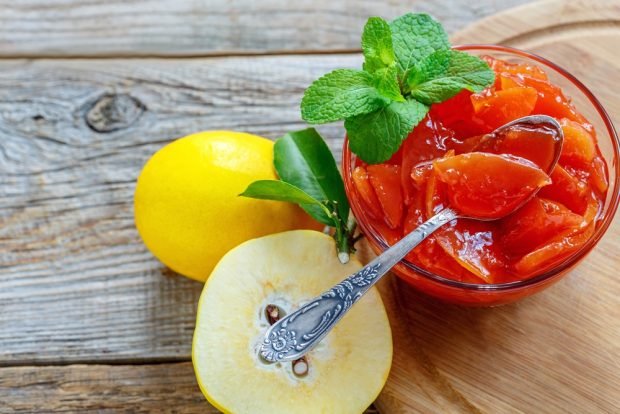 Варенье из айвы дольками